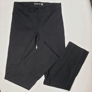 Betabrand Black Ponte Knit Dress Pant Yoga Pants Size L Long